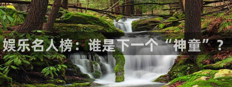 OB视讯官网入口：娱乐名人榜：谁是下一个“神童”？