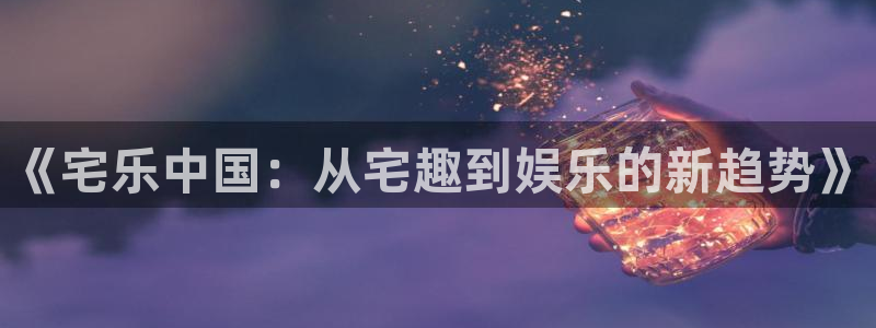 壹号大舞台28国际大舞台：《宅乐中国：从宅趣到娱乐的新趋势》