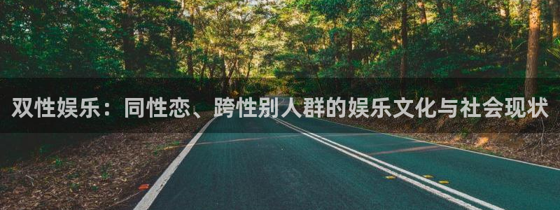 OB视讯下载：双性娱乐：同性恋、跨性别人群的娱乐文化与社会现状