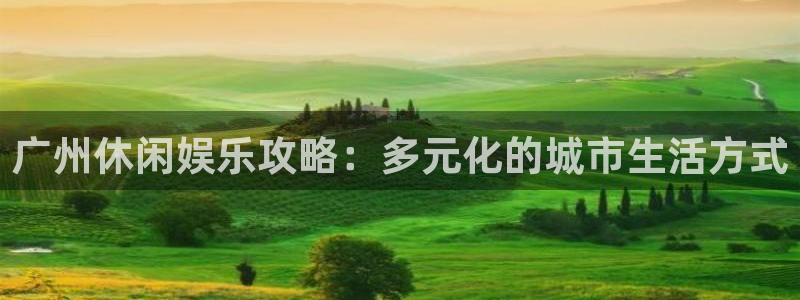 OB视讯软件：广州休闲娱乐攻略：多元化的城市生活方式